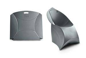Fire Flux stole model Anthracit Grey 4