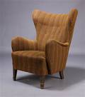 Dansk lampeproducent. Øreklapstol, 194050erne
