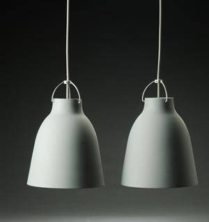 Cecilie Manz for Lightyears. Par Caravaggio pendler, grå 2