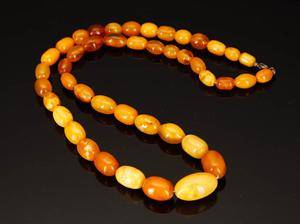 Ravkæde, poleret, vægt 27,19 gr. 