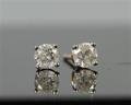 Örhängen i 9k med briljanter ca 0.34 ct