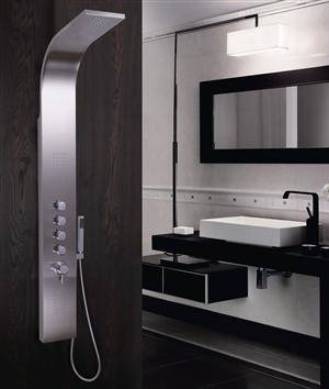 Brusearmatur i strøgslebet rustfristål model waterfall 