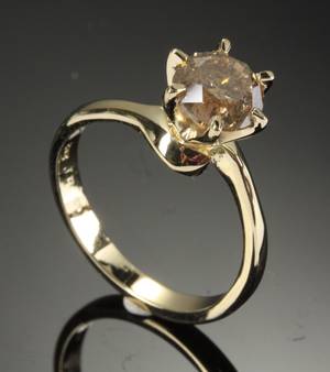 Diamant solitairering, ca. 1.92 ct
