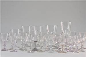 Samling ældre glas 27