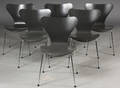 Arne Jacobsen. 7er spisestole  stabelstole, model 3107 6