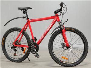 26 MostPower Mountainbike, Hardtail, Rød 54 cm stel. Inkl. skærmsæt
