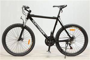 26 MostPower Mountainbike, Hardtail, Sort 54 cm stel