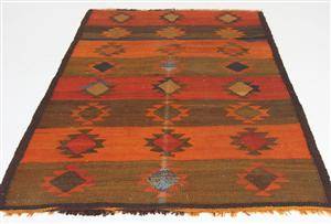 Matta, flatvävd, Harsin-kelim, 210x150 cm