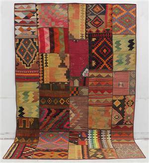 Matta, Kelim patchwork 300x200.