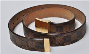 Skindbælte fra Louis Vuitton
