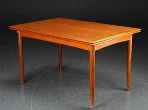 Spisebord med hollandsk udtræk, teak, 1950erne, dansk møbelproducent