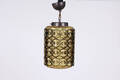 Taklampa, glas, metall, ca 1960-tal