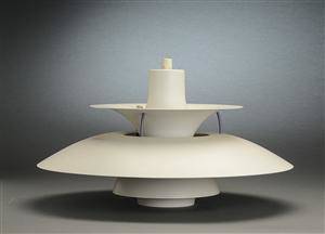 Poul Henningsen. PH5 pendel, hvidlakeret 