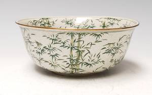 Kinesisk bowle af porcelæn 1900-tallet