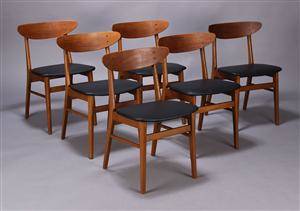 Dansk møbelproducent. Spisestole 6