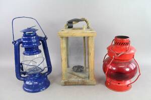 Stormlykta och ljuslyktor 2 st