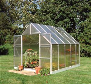 Halls drivhus Magnum 108 8,3 m2  med 6mm polycarbonat