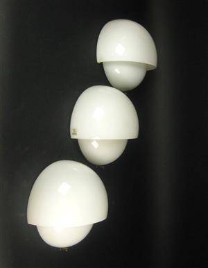 Vico Magistretti, Set Wandleuchten Modell Mania für Artemide 3