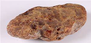 Ravstykker, vægt ca. 297 gr., uforarbejdet.