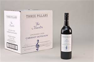 24 fl. Australsk vin, 2011 Three Pillars The Maestro Cabernet Sauvignon 24