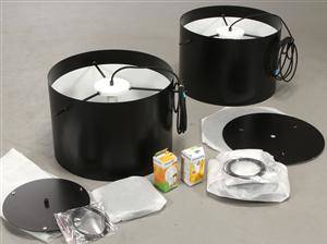 Friis  Moltke for Veksø. Par sorte metal pendler 2