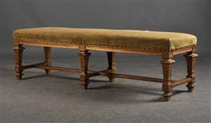 Bänk i Louis Seize-stil, sekelskiftet 1900
