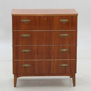 BYRÅ, 1950-tal., fyra lådor.