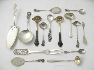 Uppläggningsbestick, silver