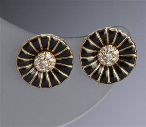 Daisy brillant ørestikker af 18 kt. Georg Jensen