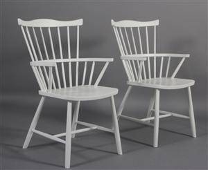 Børge Mogensen. To lænestole, model J52. 2