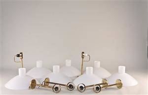 Seks LYFA væglampetter 13  