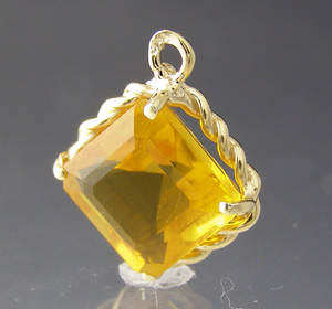 Citrin vedhæng ca. 9.00 ct.