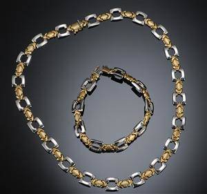 Halskæde samt armbånd 2