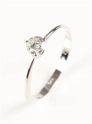 Ring, 14 kt guld, brillant