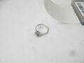 Ring, 18K vitguld med briljant 0