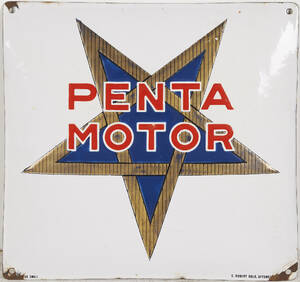 Emaljskylt Penta Motor