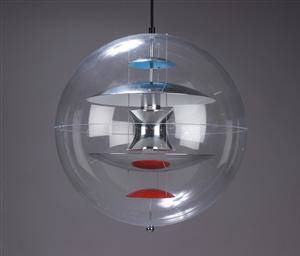 Verner Panton. Pendel, VP-Globe, Ø 50 cm.