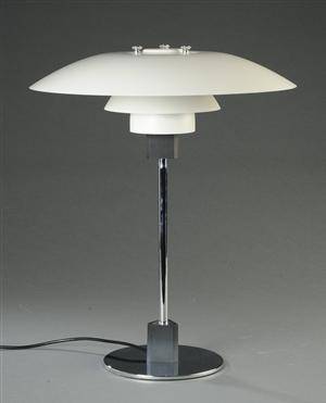 Bordlampe, Louis Poulsen, PH 4½-3½ bordlampe af Poul Henningsen. 