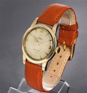 Omega Seamaster. Vintage herreur i forgyldt stål med hammerautomatik, ca. 1954