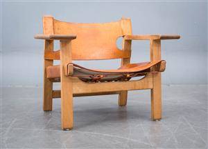 Børge Mogensen. Den spanske Stol, egetræ model 2226  