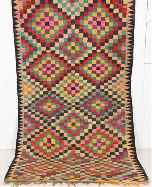 Matta, flatvävd, Harsin-kelim, 304x167 cm