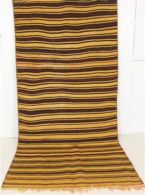 Matta, flatvävd, Harsin-kelim, 333x156 cm