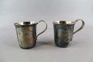 Muggar i silver 2 st