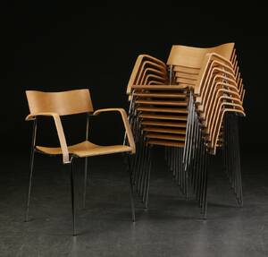 Peter Hiort-Lorenzen og Johannes Foersom. 10 armstole 10