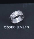 Georg Jensen, Fusion ring af hvidguld 18 kt. med brillanter.