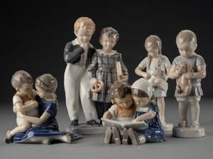 Bing og Grøndahl, Royal Copenhagen. Samling porcelænsfigurer5