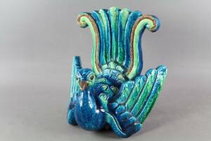 Figurin i keramik Rörstrand Chamotte Gunnar Nylund sign GN