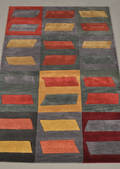 Håndtuftet tæppe Kashmir 240x150 cm