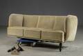 Sofa, tre pers, betræk af velour.
