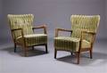 Fritz Hansen. Par lænestole, 1940erne 2